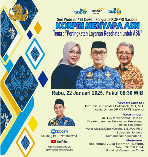 WEBINAR ASN BELAJAR SERI 3 DENGAN TEMA ASTA CITA UNTUK INDONESIA MAJU  APA KONTRIBUSI ASN 